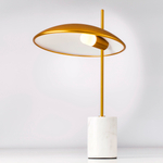 801913 Настольная лампа MARMARA LED 4W 400LM ЗОЛОТО/МРАМОР 3000K