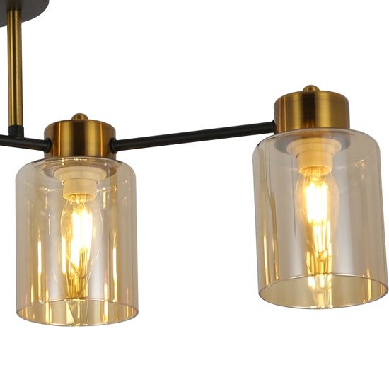 IL6111-4COU-79 BK GD Qui светильник потолочный