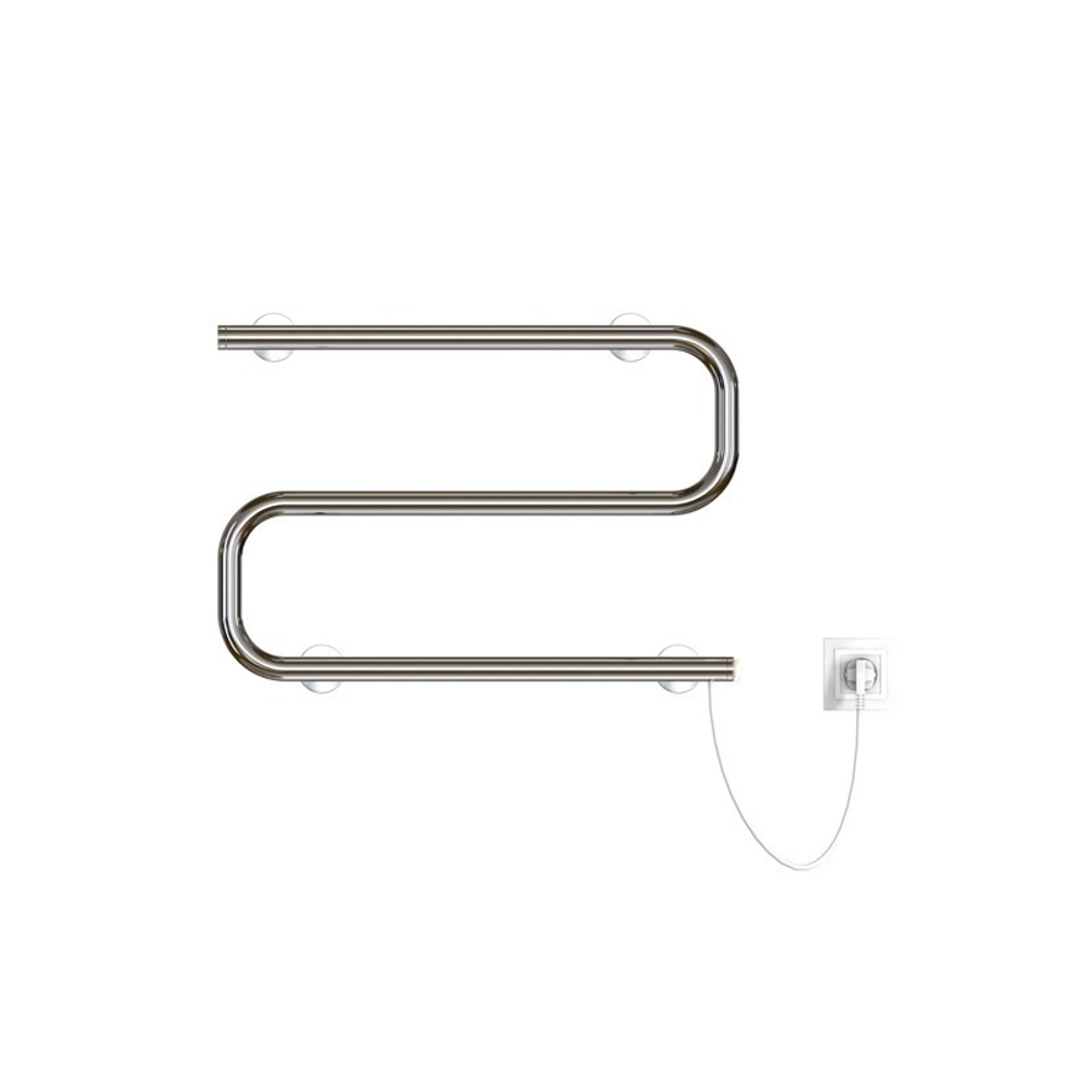 Полотенцесушитель MIXLINE SIMPLE S 40x60 (кнопочный выкл, 146 Вт)