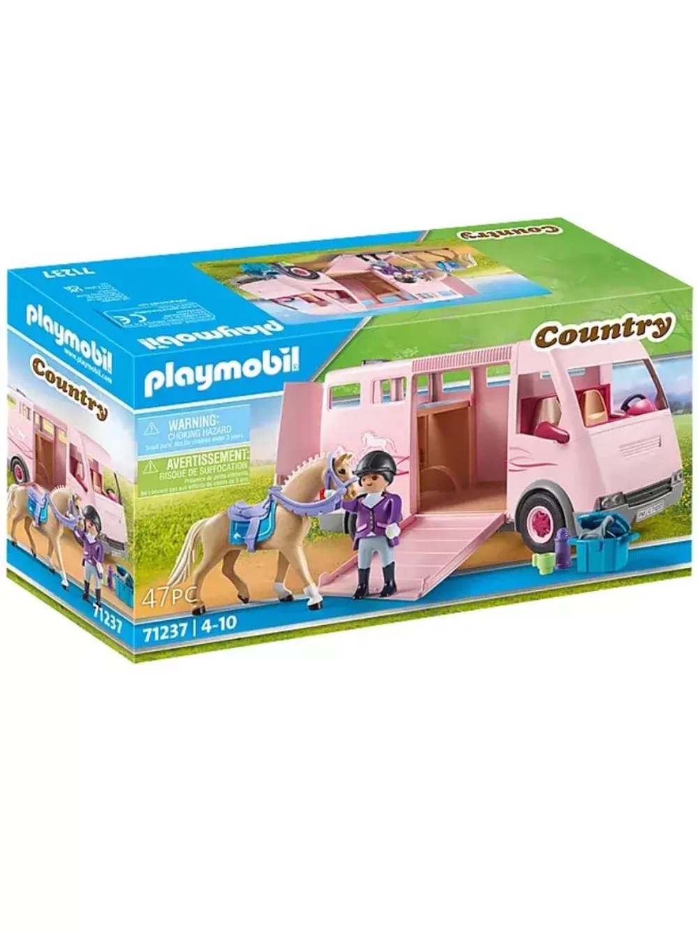 Набор Фургон для перевозки лошадей Playmobil 71237