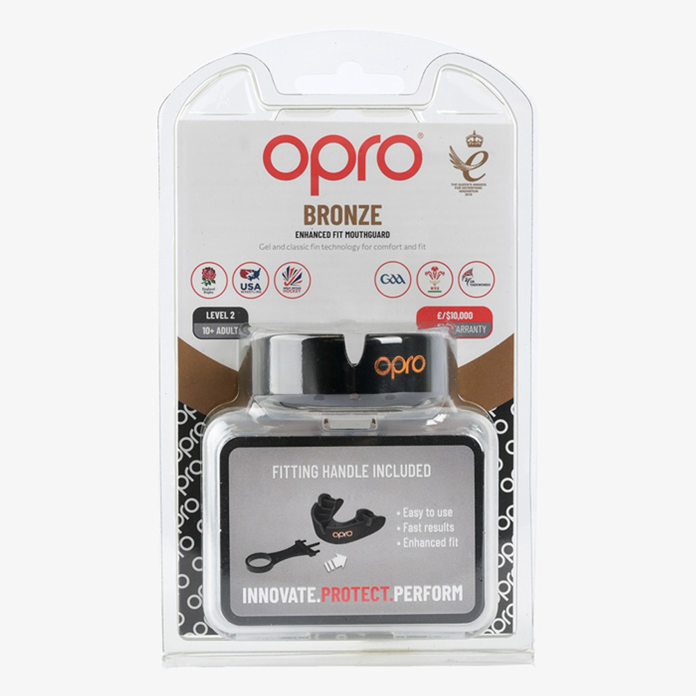 Боксерская капа Opro Bronze Level Black