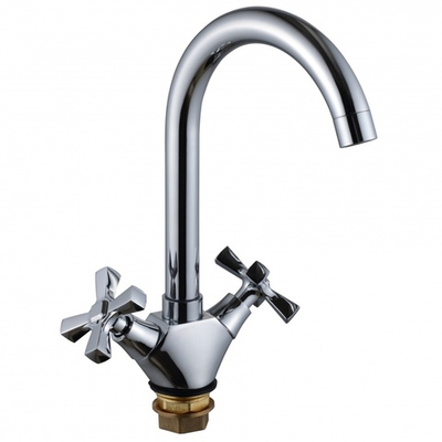 44014 Двухручный смеситель для кухни HANSEN  (10/1шт)