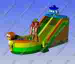 Коммерческий надувной батут "Побег из зоопарка"