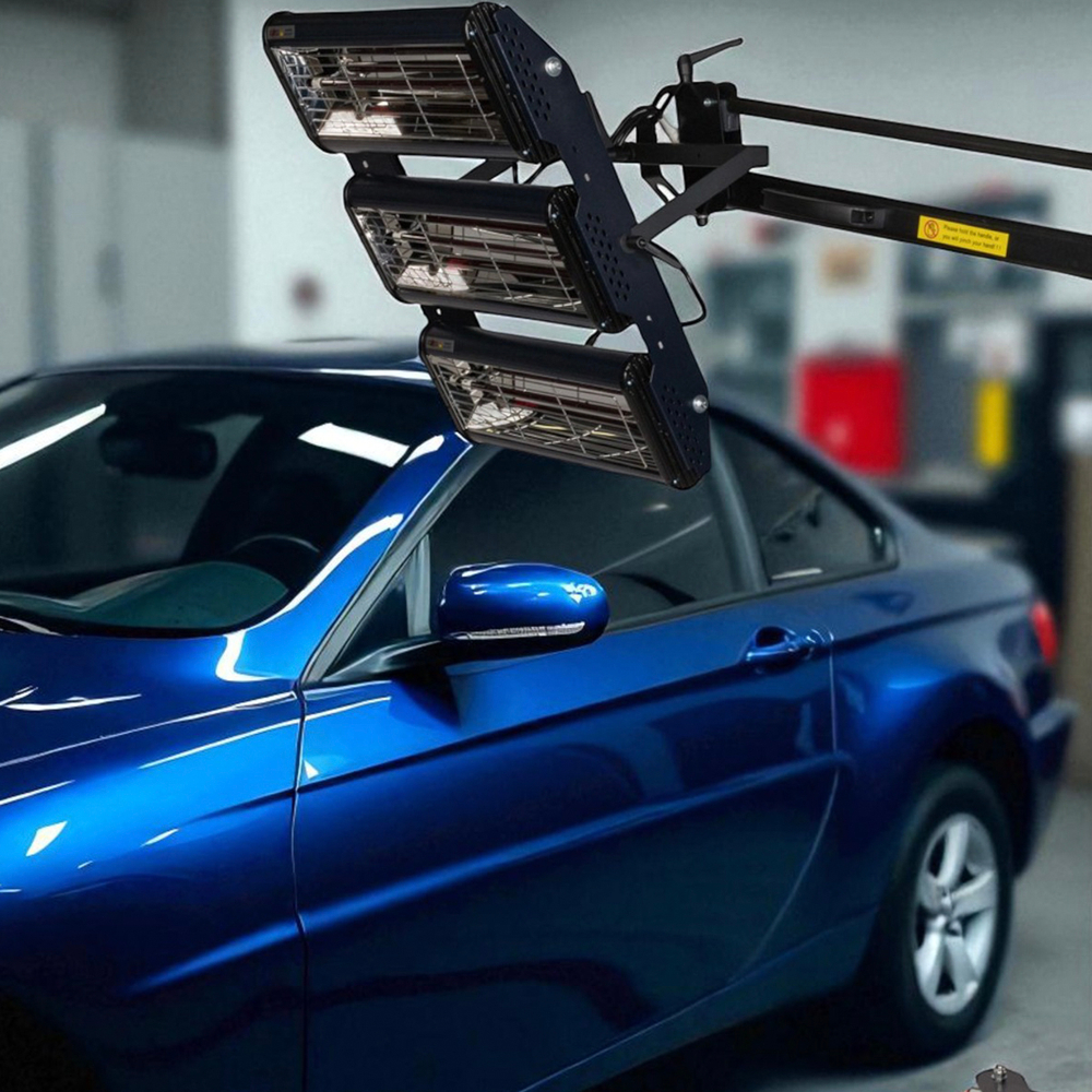 OPT-F3S Трехкассетная мобильная ИК сушка на пантографической стойке