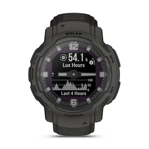 Умные часы Garmin INSTINCT CROSSOVER Solar графитовый