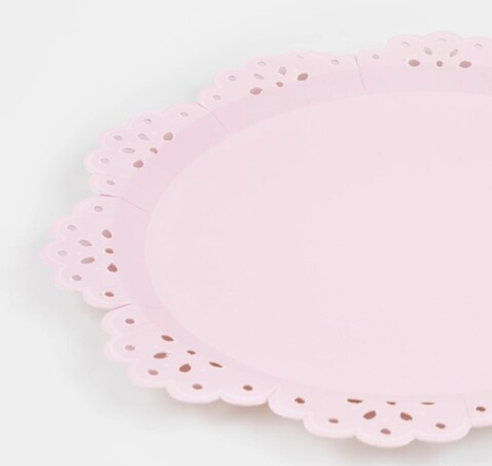 Тарелки большие "Английское кружево" 8 шт. (26,4 см)