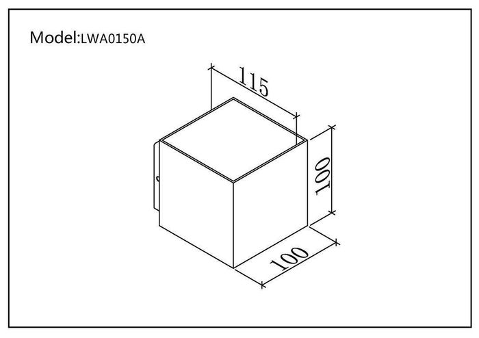 Светильник настенный DesignLed LWA0150A-WH-WW