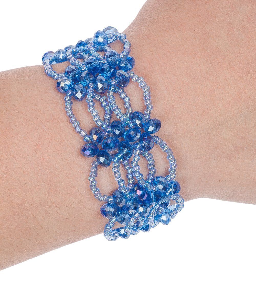 Y-BB025 Браслет из бисера и бусин «Кружево»