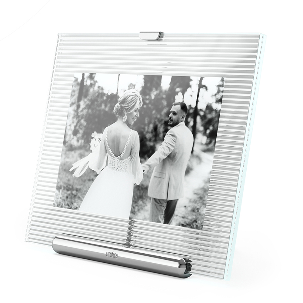 Фоторамка flute, 16х20 см, хром