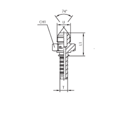 Фитинг DN 50 JIC (Ш) 2.1/2