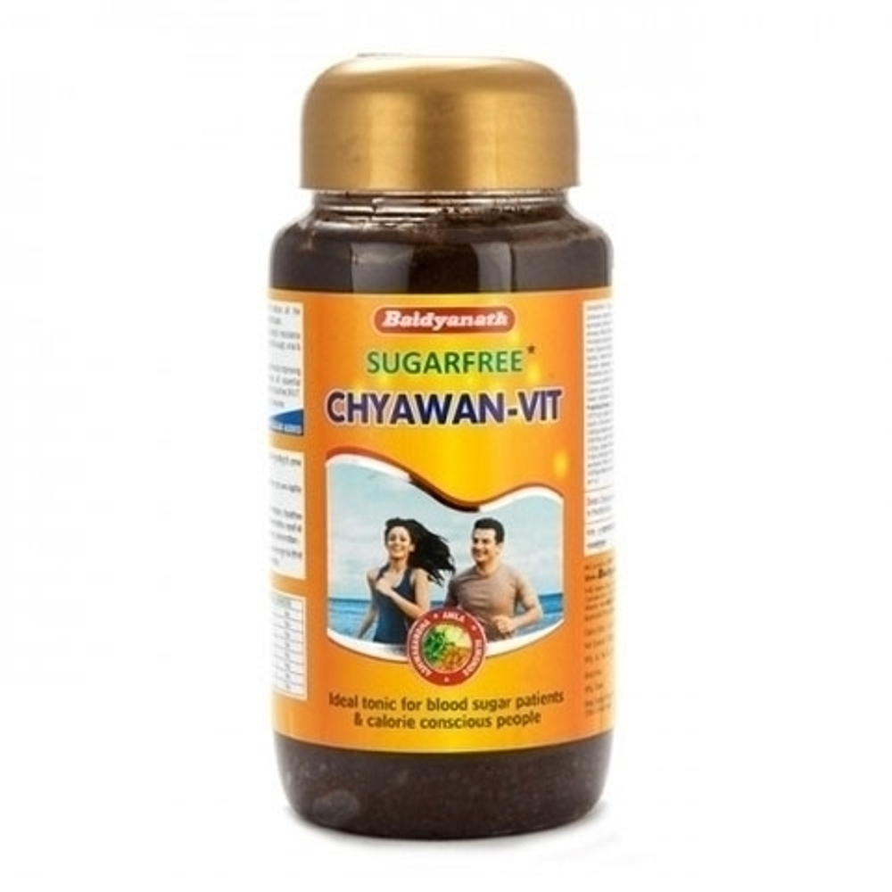 Чаванпраш Baidyanath Chyawan-Vit SugarFree без сахара с Ашвагандхой, безопасен для диабетиков 500 г