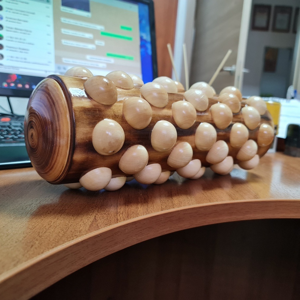 Массажер Деревянный Роллер 300