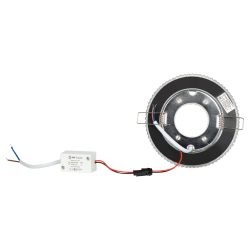 DK LD26 SL/WH Светильник ЭРА декор cо светодиодной подсветкой Gx53, прозрачный