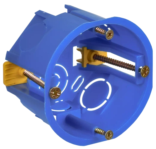 Коробка установочная СЗ для полых стен D=68х45мм (пластиковые лапки) GENERICA