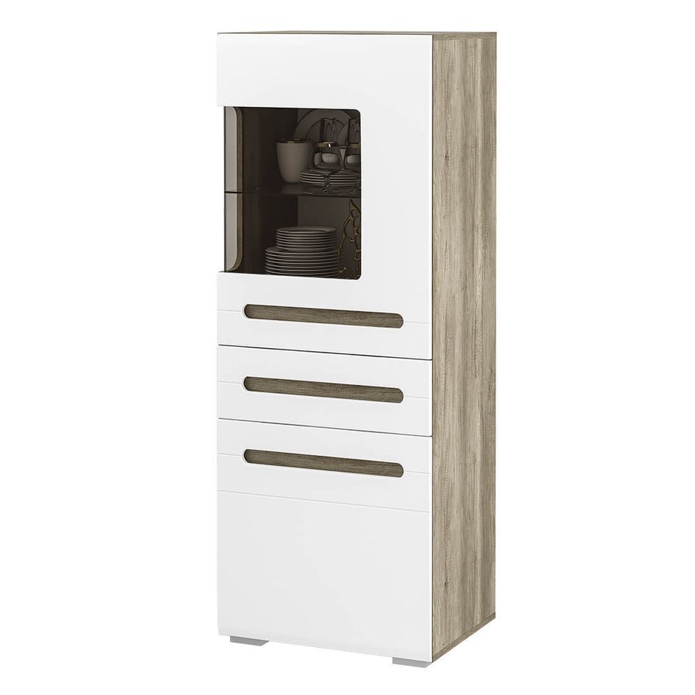 Наоми Шкаф со стеклом правый ШК-24