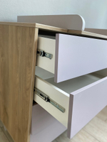 Комод RANT "BERGEN" 84см 4 ящ. (арт.105) Rosy Grey