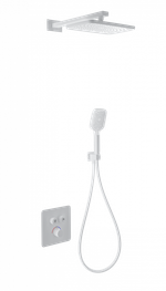Душевая система с термостатом встраиваемая WONZON & WOGHAND, Белый матовый (WW-B4003-MW)