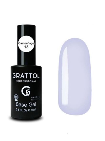 Grattol Base Camouflage - База камуфлирующая 13, 9мл
