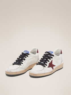 Ball Star with red Glitter star and heel