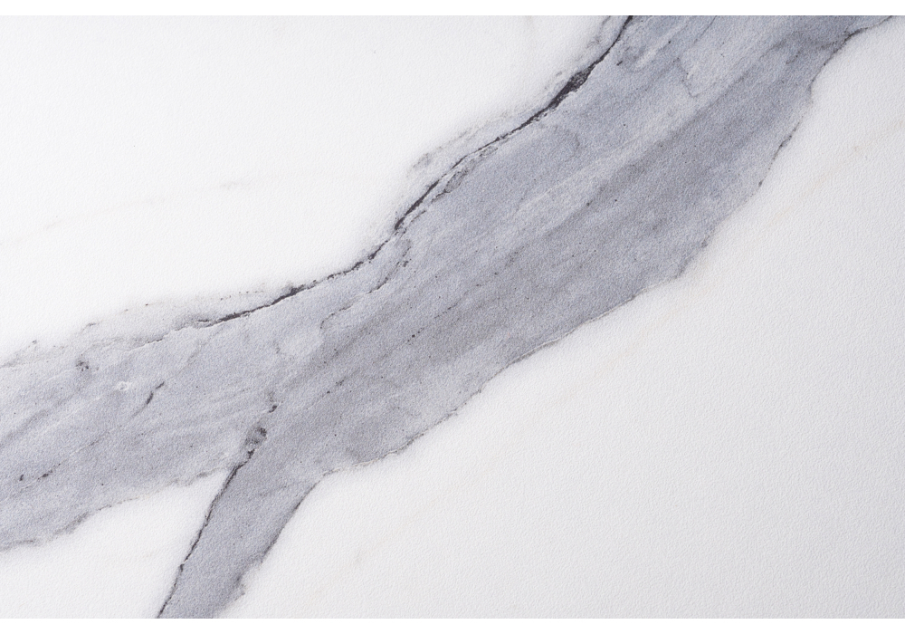 Стол деревянный Woodville Бетина мрамор белый, черный