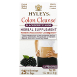 Hyleys Tea, средство для очищения кишечника, ежевика, без кофеина, 25 чайных пакетиков, 37,5 г (1,32 унции)