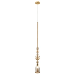 Светильник подвесной Crystal Lux LUX NEW SP1 B AMBER
