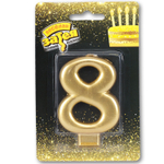 Свеча цифра 8