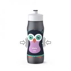 Бутылка для воды 0.6 л Tefal Squeeze Big Owl K3201112
