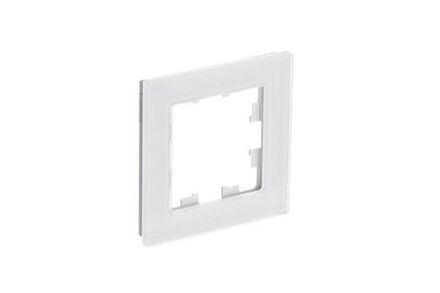 Рамка 1-м AtlasDesign Nature натур. стекло бел. SE ATN360101