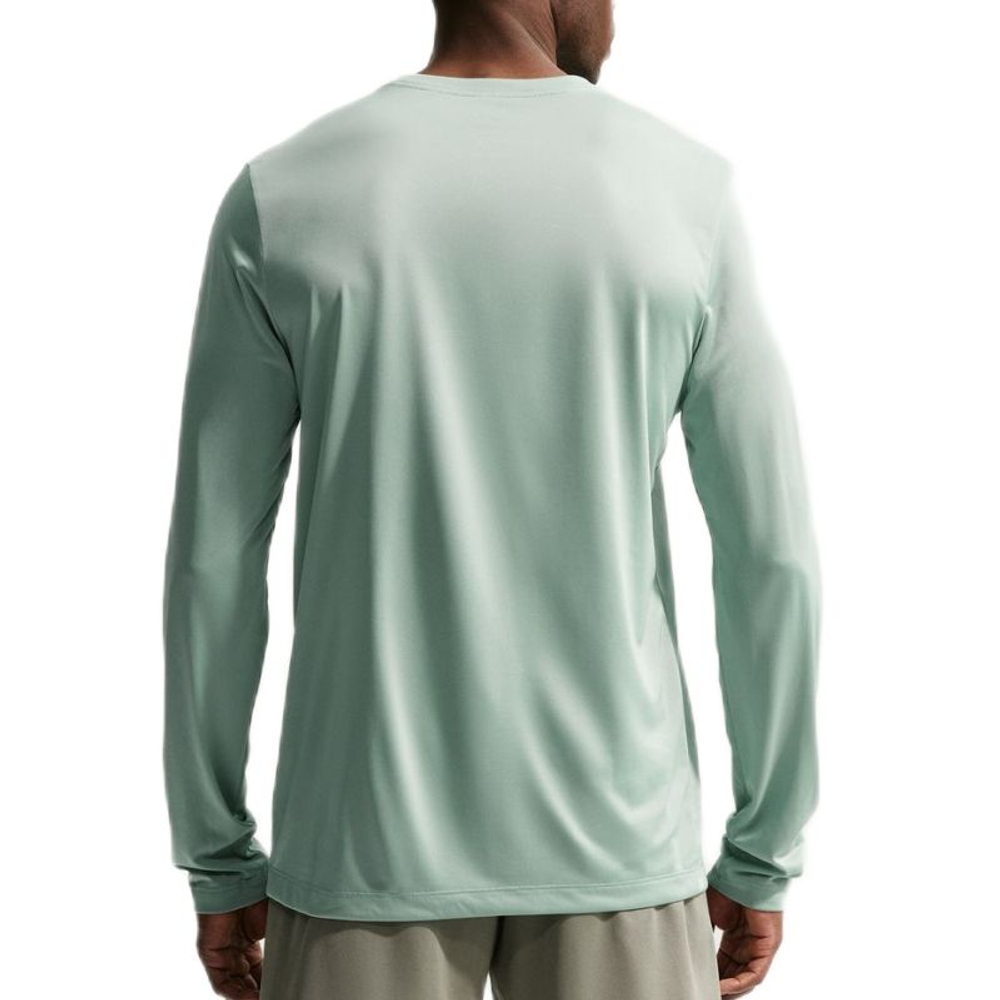 Теннисная футболка Nike Dri-Fit Legend Long Sleeve Fitness - steam/black