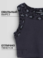 Леопардовый костюм для девочки с шортами