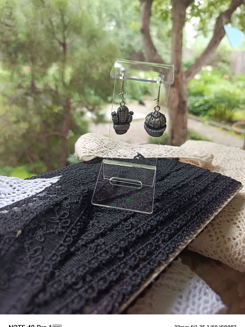 Очаровательные серьги ручной работы из полимерной глины