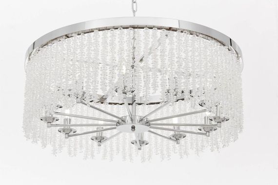 Подвесная люстра Lumina Deco Balmena LDP 7050-600 CHR
