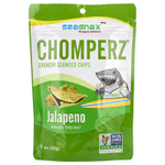 SeaSnax, Chomperz®, хрустящие чипсы из морских водорослей, халапеньо, 30 г (1 унция)
