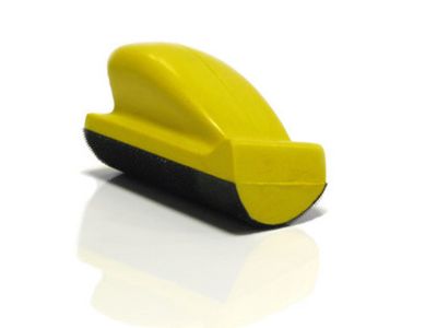 Шлифок ручной маленкий 70х120 мм с липучкой, выгнутый, полужёсткий