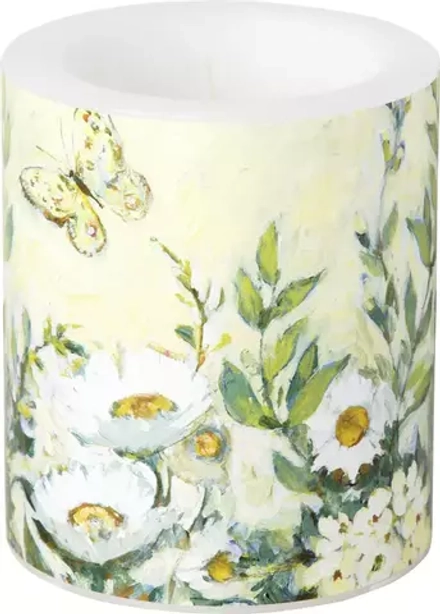 IHR - Свеча 9х10см Ромашка / артикул   CKM948300  / GTIN 686423710285