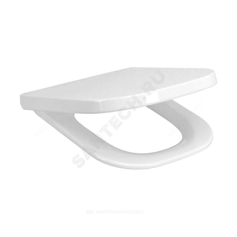 Сиденье для унитаза supralit микролифт белое The Gap Roca A80173200B