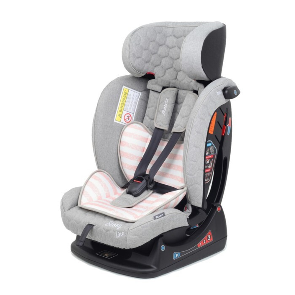 Автокресло Rant AY913 "MATRIX" Story Line (peach) группа 0+-1-2-3  (0-36 кг)