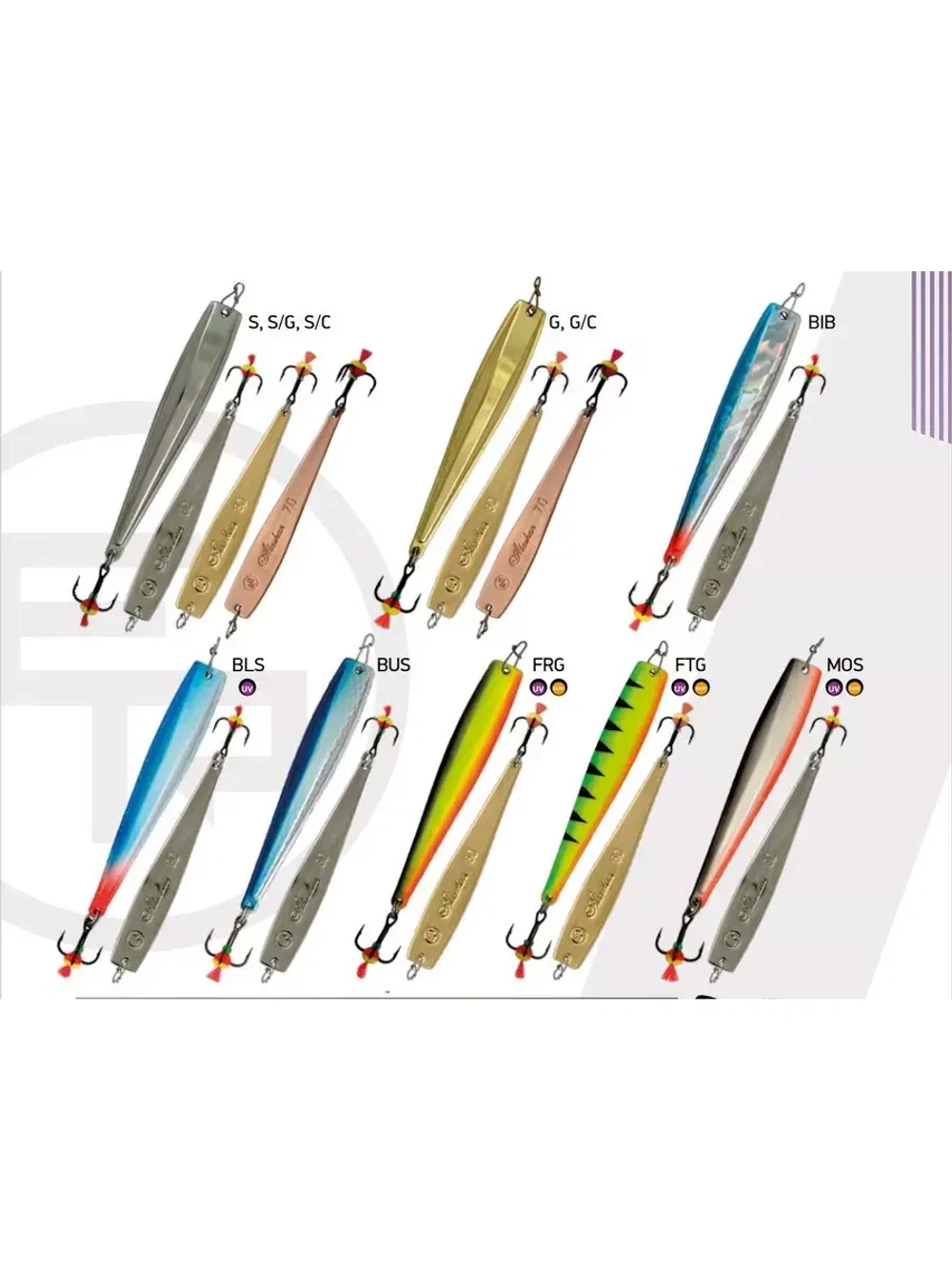 Блесна для рыбалки Alaskan, 80мм, 15,5г, FRG 1 шт