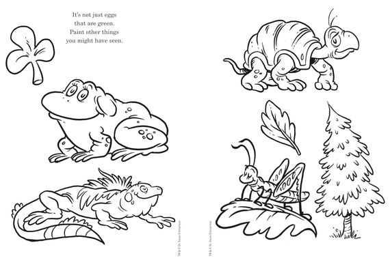 Green Eggs And Ham Paint Book