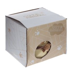 GAEM Кружка с крышкой и ложкой, 300 мл, L15 W9 H10 см, 4в.