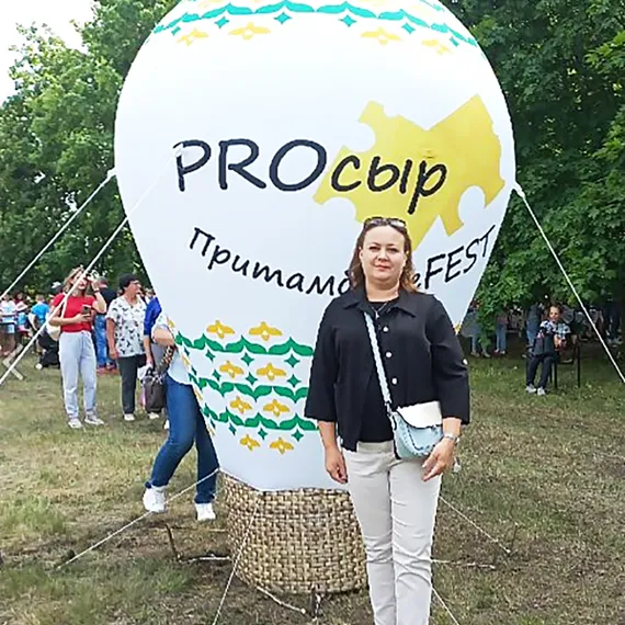 Надувной рекламный шар Лампа