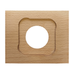 Рамка 1 постовая, скрытый монтаж, Шедель Форест, дерево, цвет cветлый бук BF7-610-110