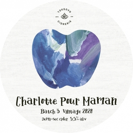 Сидр Токсовская Сидрерия Шарлотт Пур Маман Бач 3. Винтаж 2020 / Cider Toksovo Cidrerie Сharlotte Pour Maman Batch 3. Vintage 2020 0.75л - 3шт