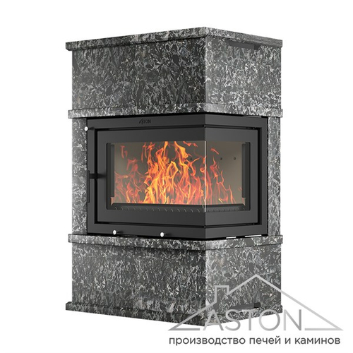 Камин ASTON 700 R «VYBORG» Н-1280 Пироксенит Элит