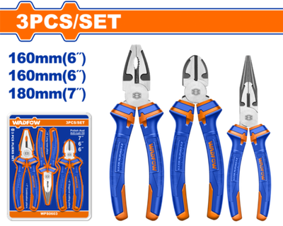 Набор плоскогубцев 3 шт (5/20) WADFOW WPS0603