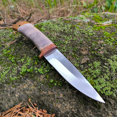 Златоустовский нож НС-18 Рысь, рукоять дерево