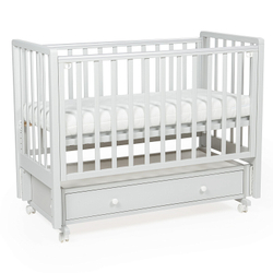 Детская кроватка Bebizaro Regency New маятник универсальный с ящиком серый