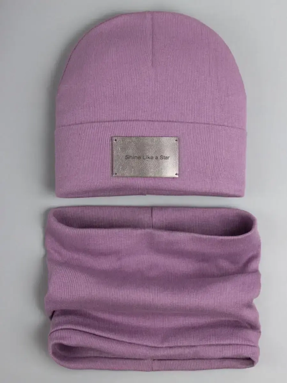 Шапка и снуд детская осенняя