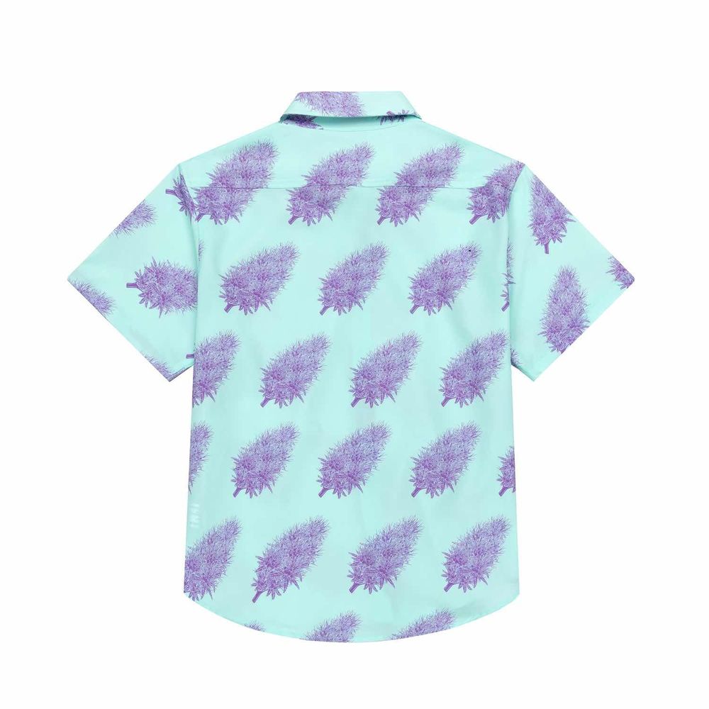 Рубашка YMKASHIX California Flower Голубая